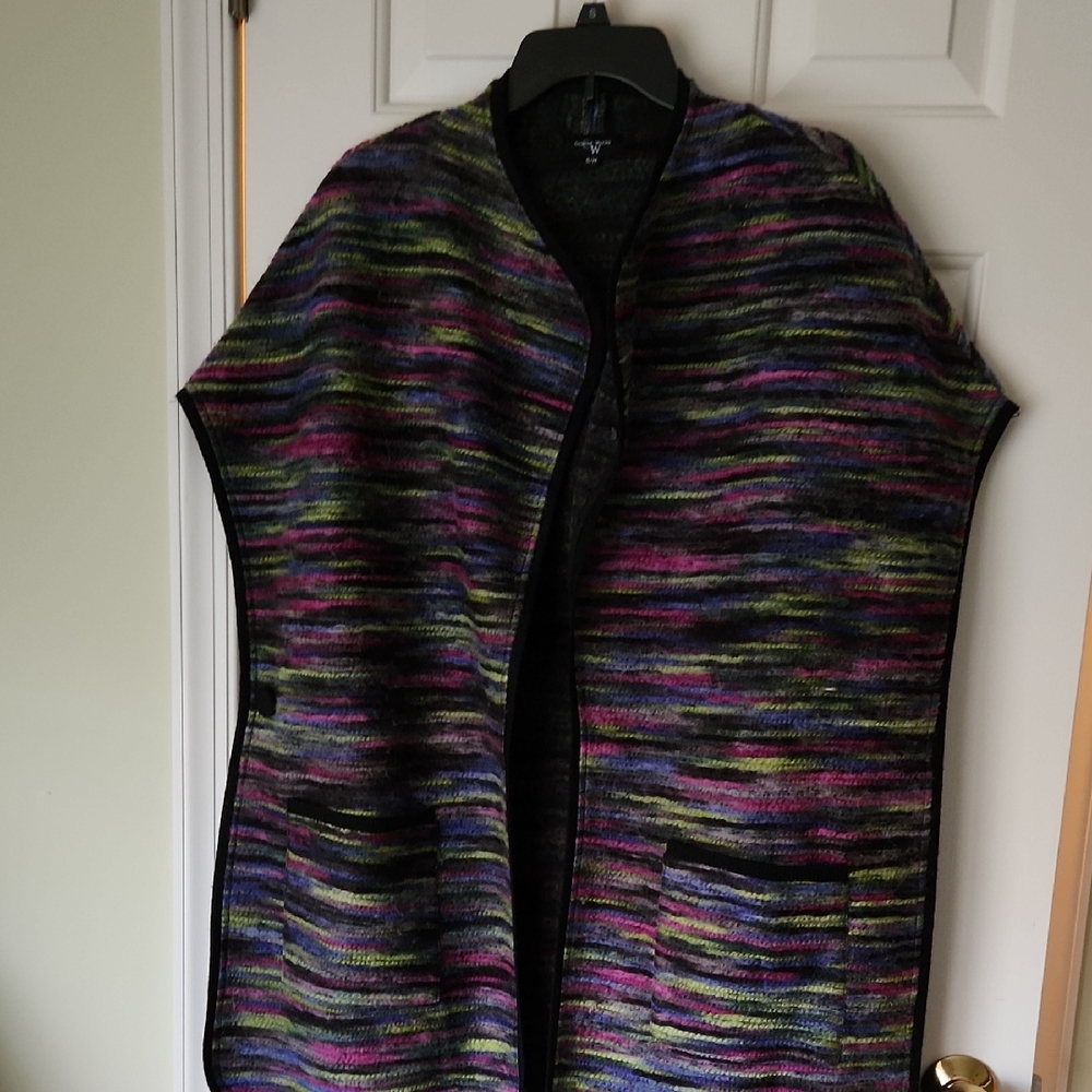 Elegant Multicolor Women's Cape